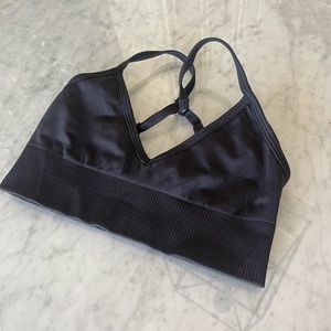 Lululemon black bra top